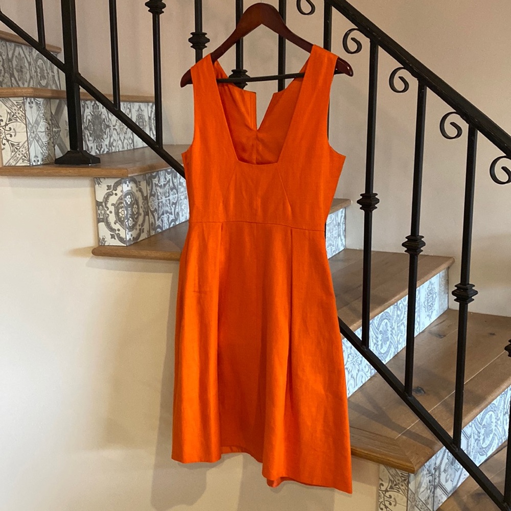 Kate Spade New York. Summer Tangerine Dress. New w/Tags Attached.